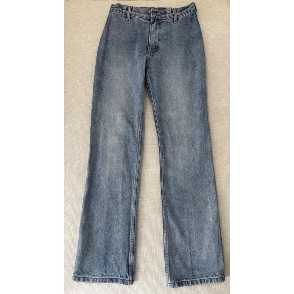J. Galt Jeans Womens Small Light Wash Straight Leg High Rise Excellent